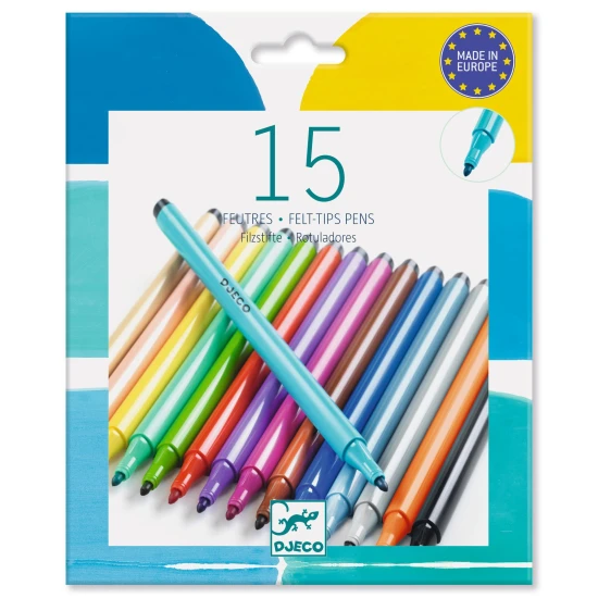 Pacific színes markerek 15 db