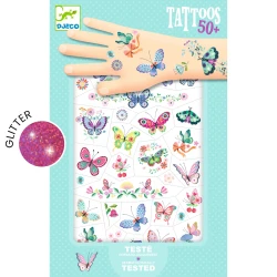 Tetoválások Csillámos pillangók