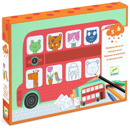 Pauszpapíron keresztüli átolvasás Az állatok fejlesztik a gyermekek képzelőerejét és kreatív gondolkodását.