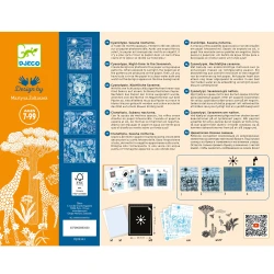 Cianotípia (fényérzékeny) szett Éjszaka a szavannán