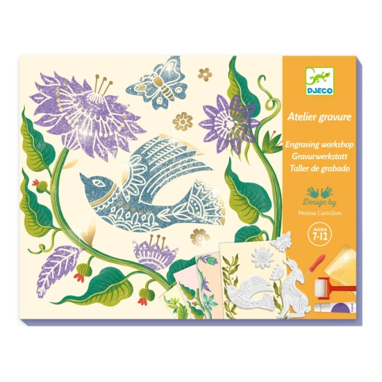 Golgotavirág-gravírozó műhely – kreatív tevékenység bélyegzőkkel és kártyákkal