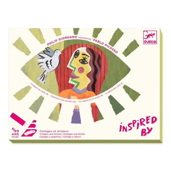 Pablo Picasso kreatív kollázskészlete