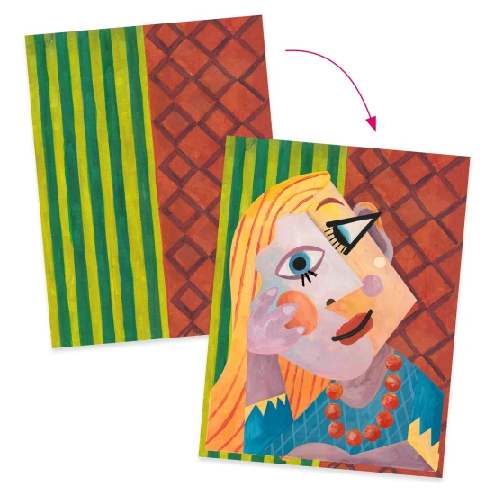 Pablo Picasso kreatív kollázskészlete