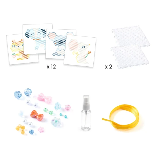 Kreatív készlet Aqua állatgyöngyökkel mozaikok készítéséhez