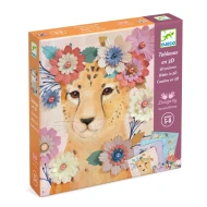 Papírból készült virágkoszorúk