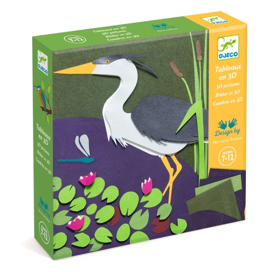 3D képek ragasztása a vízparton