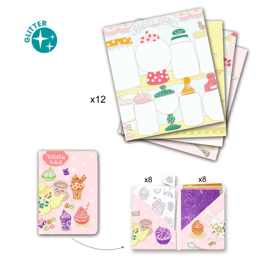 Művészeti matricák finomságok