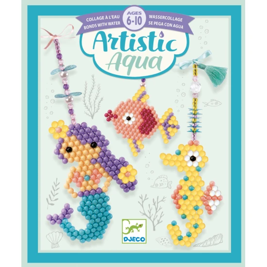 Djeco More Artistic Aqua kreatív készlet 3 db víz alatti medál készítéséhez gömbgyöngyökből