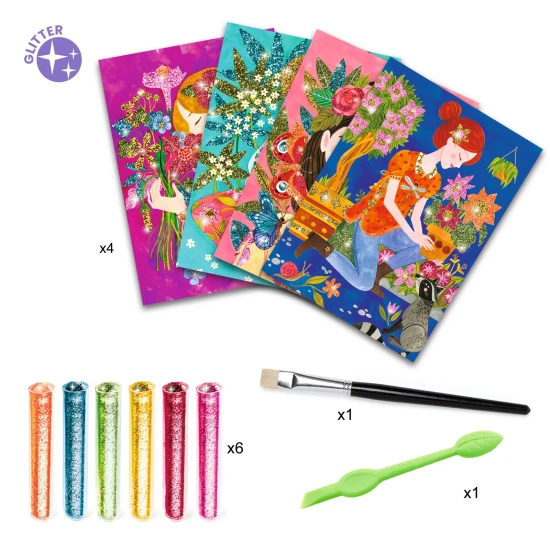 Csillámos alkotások viráglányoknak