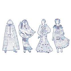 Laura és barátai nagyméretű színező oldalak