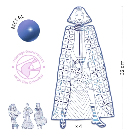 Laura és barátai nagyméretű színező oldalak