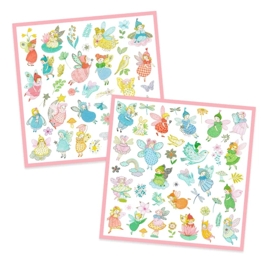 Csillámos Tündérek Matricák 160 db