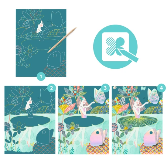 Kaparós képek Tó szivárványos ragyogással