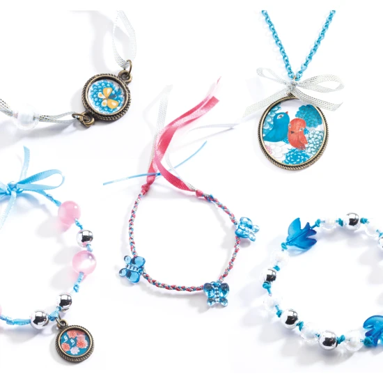 Ékszerek fűzése és készítése Gyöngyök és madarak