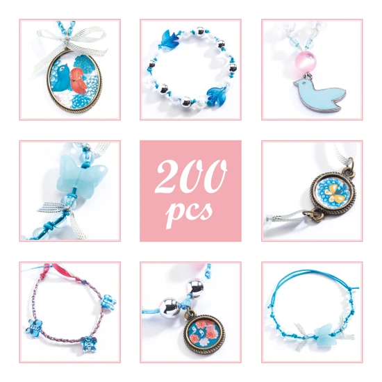 Ékszerek fűzése és készítése Gyöngyök és madarak