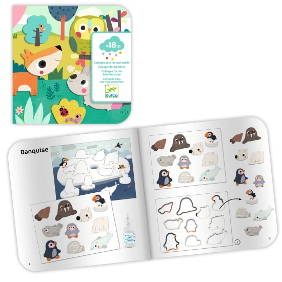 Első kollázs a kicsiknek Állatok