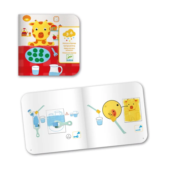 Szivacsfestés Kalandozások plüssállatokkal