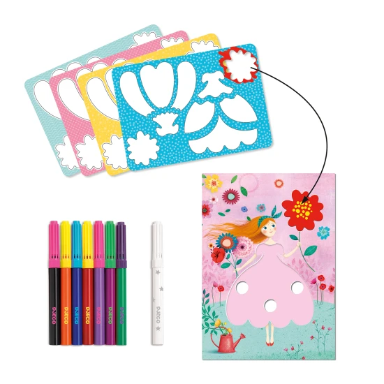 Művészeti készlet: Marie színes öltözködése