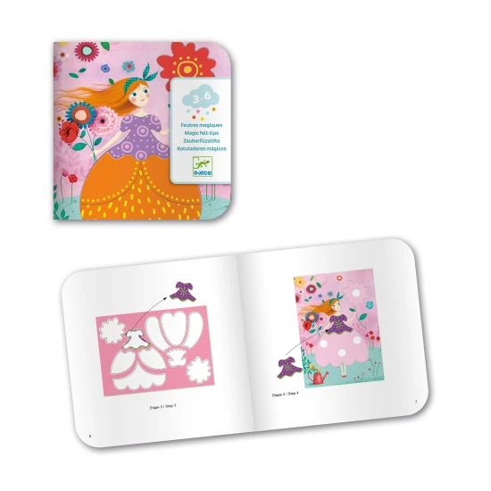 Művészeti készlet: Marie színes öltözködése