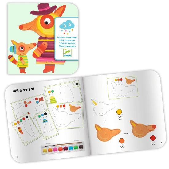 A Fox család festése és összeszerelése