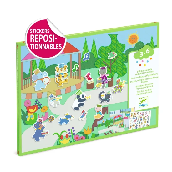 Levehető matricák Zenei kíséret