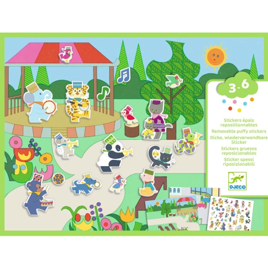 Levehető matricák Zenei kíséret