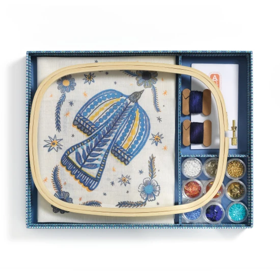 Gyöngyfűzés vászonra Bird Atelier 59