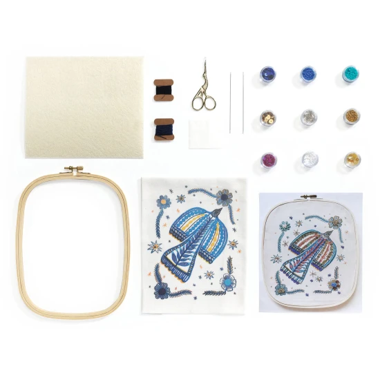 Gyöngyfűzés vászonra Bird Atelier 59