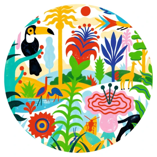 Dzsungel Puzzle Galéria 100 darabos