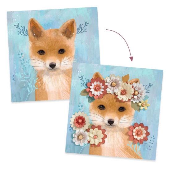 Papírból készült virágkoszorúk