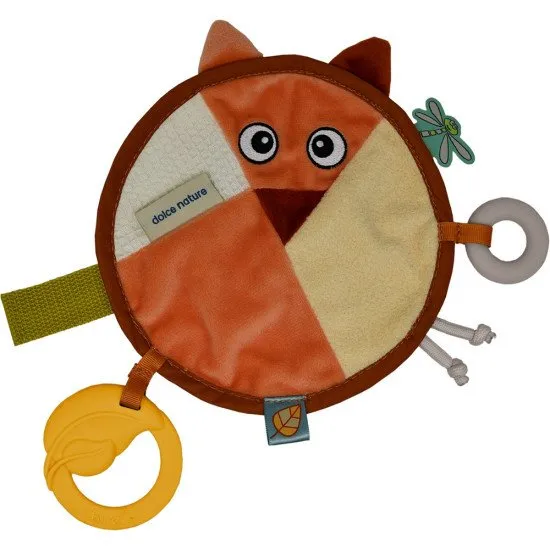 Érzékszervi játék Róka és cumi medál fogazóval Dolce érzékeinek fejlesztéséhez