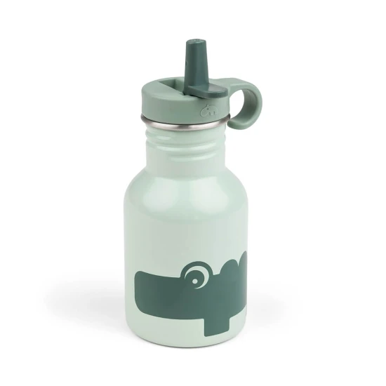 Done by Deer Rozsdamentes kulacs Croco zöld 350 ml