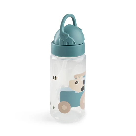 Done by Deer Szívószálas kulacs Tiny farm kék 350 ml Done by Deer Szívószálas kulacs Tiny farm kék 350 ml