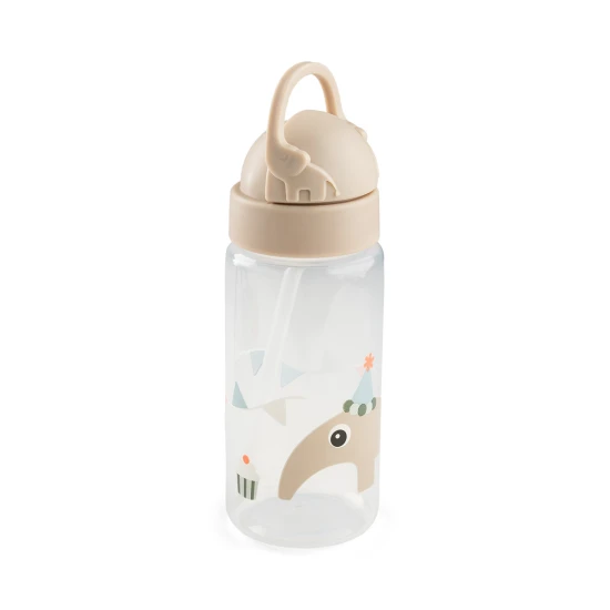 Done by Deer Szívószálas kulacs Celebration homok 350 ml
