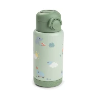 Szívószálas termosz kulacs Playground zöld 340 ml