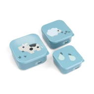 Uzsonnás doboz szett Tiny farm kék – 3 db Uzsonnás doboz szett Tiny farm kék – 3 db
