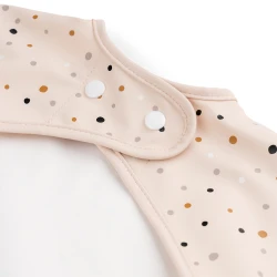 Ujjas előke zsebbel Happy dots rózsaszín Ujjas előke zsebbel Happy dots rózsaszín