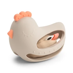 Csörgős rágóka Clucky homok