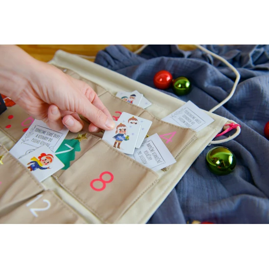 Gyermek játékkártya karácsonyi motívummal