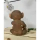 Aranyos kézzel készített majom baba vinil testtel, valósághű részletekkel és mozgatható ízületekkel, 32 cm.