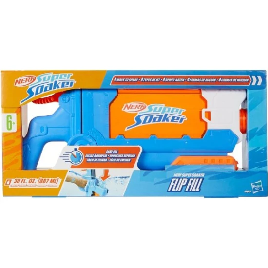 Nerf Super Soaker felpattintható vízipisztoly