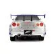 Távirányító RC Nissan Skyline GTR ezüst-kék változatban
