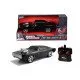 Mini RC Dodge Charger távirányítóhoz fekete kivitelben
