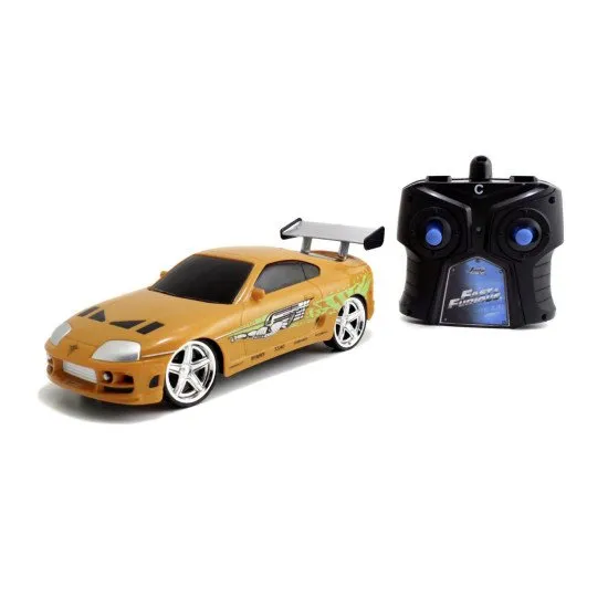 RC autó Brian's Toyota Supra 1:24 gazdag narancssárga színben, távirányítóhoz