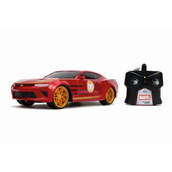 Marvel Iron Man 2016 Chevy Camaro Red Remote Control RC Car 1:16 Scale