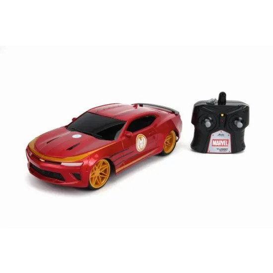 Marvel Iron Man 2016 Chevy Camaro Red Remote Control RC Car 1:16 Scale