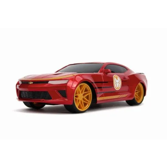 Marvel Iron Man 2016 Chevy Camaro Red Remote Control RC Car 1:16 Scale