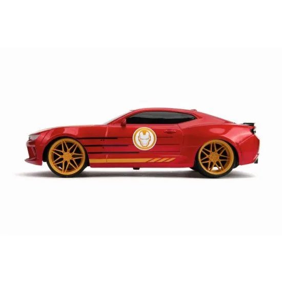 Marvel Iron Man 2016 Chevy Camaro Red Remote Control RC Car 1:16 Scale