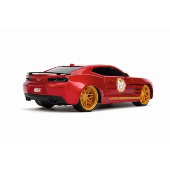 Marvel Iron Man 2016 Chevy Camaro Red Remote Control RC Car 1:16 Scale