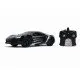 Marvel Black Panther Lykan HyperSport RC autó fekete színben, távirányítóhoz, 1:16 méretarány